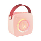Kiddoboo KidsVoice mini Karaoke NikoletaTV BT Ηχείο & Μικρόφωνο (Pink)