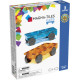Magna-Tiles Μαγνητικό Παιχνίδι 2 κομματιών Car Expansion (Μπλε Πορτοκαλί)