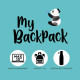 Legami LEGBPK0019 Σακίδιο My Backpack - Panda