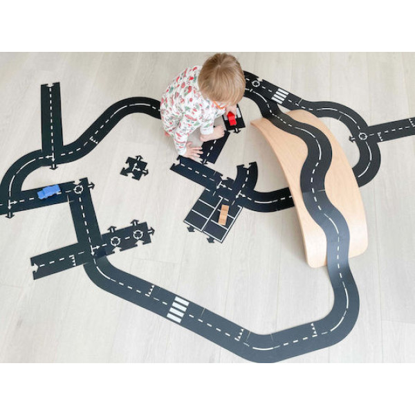 Waytoplay Σετ Βασιλιάς του Δρόμου (40 τμχ) με Αυτοκινητάκια