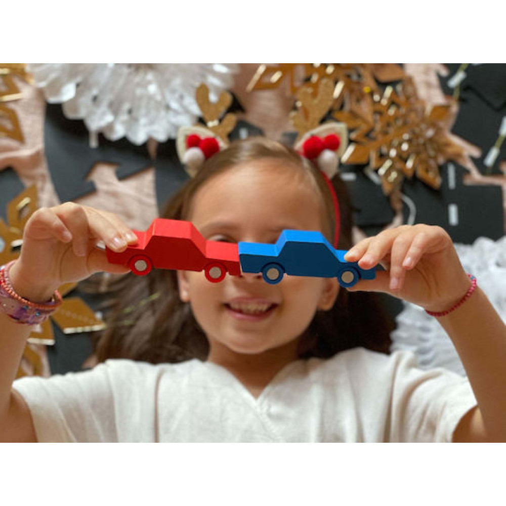 Waytoplay Σετ Βασιλιάς του Δρόμου (40 τμχ) με Αυτοκινητάκια