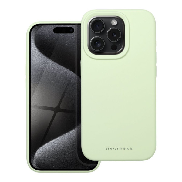 Roar Cloud Skin θήκη για iPhone 15 Pro Max (Light Green)