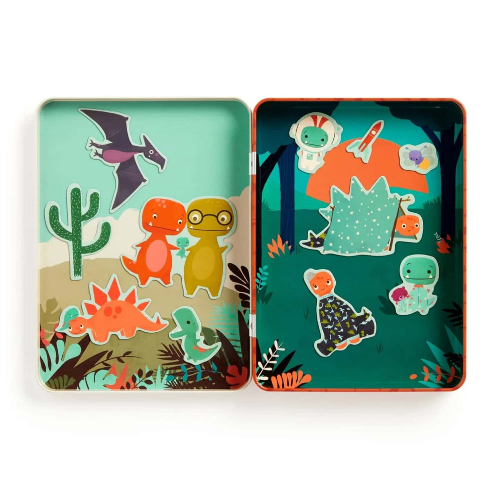 Mudpuppy Μαγνητικό παιχνίδι σύνθεσης "Rex ο Mικρός Δεινόσαυρος"