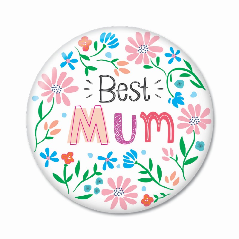 Thinkofme Μαγνητάκι 5.9cm Best Mum