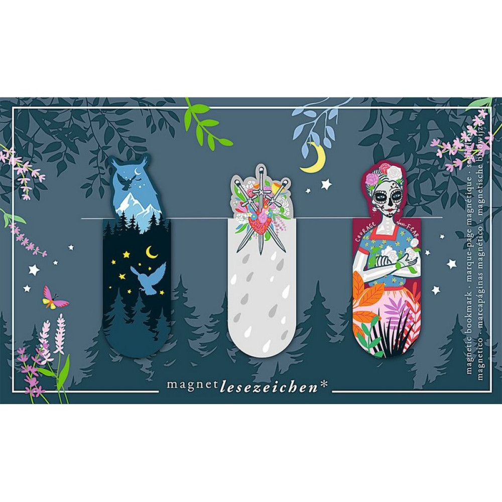 Moses Μαγνητικοί Σελιδοδείκτες Mystic Night 3τμχ