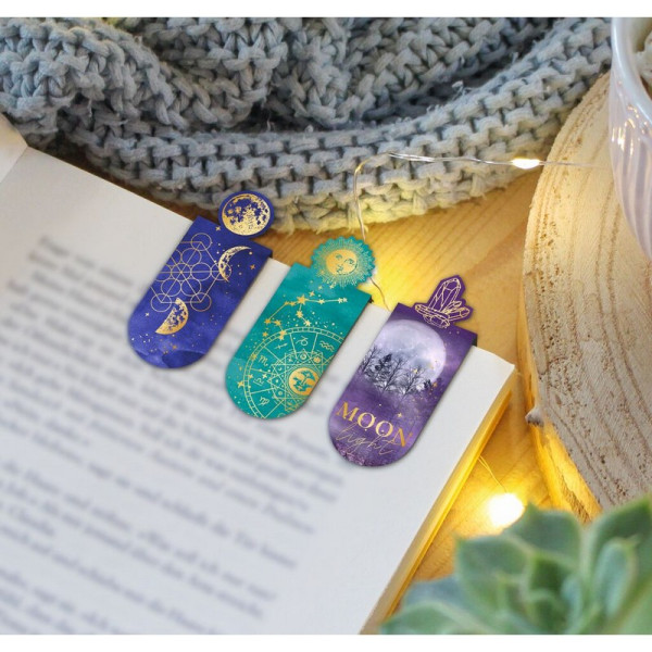 Moses Μαγνητικοί Σελιδοδείκτες Moonlight 3τμχ