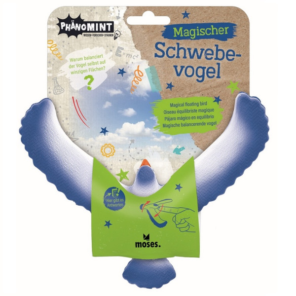 PhanoMINT Μαγικό Αιωρούμενο Πουλί 2ASS (Μπλέ)