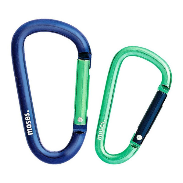 Moses Karabiner Πολλαπλών Χρήσεων Ταξιδιού (Πράσινο - Μπλέ)