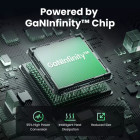 Ugreen X553/35042 φορτιστής 3 Θέσεων GaN PD 65W (Γκρι)