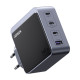 Ugreen X570/45575 φορτιστής 4 Θέσεων GaN PD 140W (Γκρι)