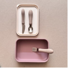 Nok Nok Lunchbox Φαγητοδοχείο Σιλικόνης χωρίς χωρίσματα 800ml (Berry with Ivory)