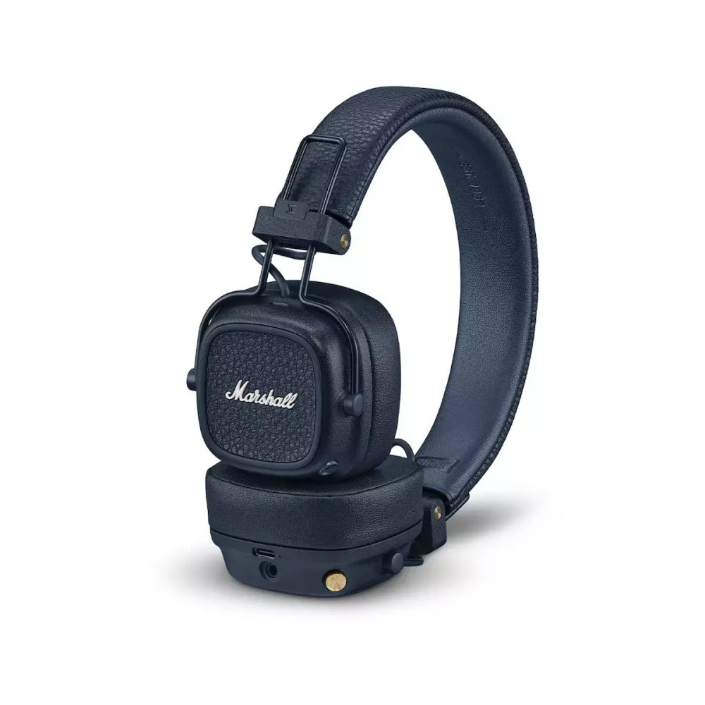 Marshall Major V Wireless on-ear headphones με 100+ ώρες playtime (Midnight Blue)