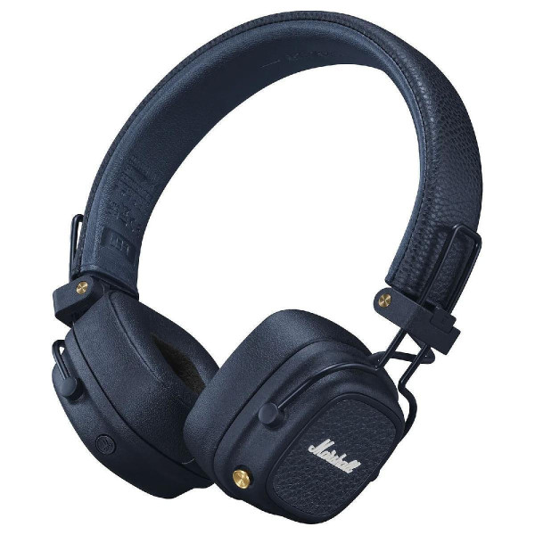 Marshall Major V Wireless on-ear headphones με 100+ ώρες playtime (Midnight Blue)