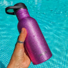Lekkabox Glitter Ανοξείδωτο Παγούρι 500ml Pink