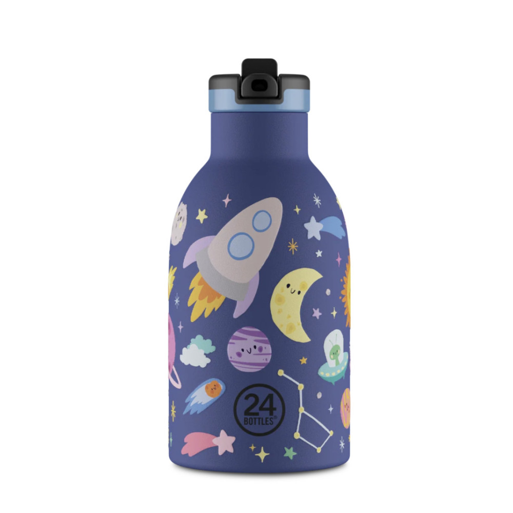 24Bottles Kids Insulated Bottle Ανοξείδωτο Μπουκάλι Θερμός 0.33lt (Space Friends)