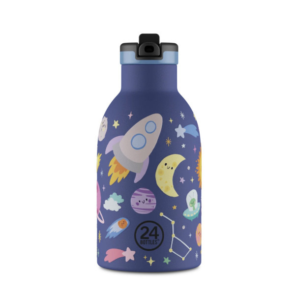 24Bottles Kids Insulated Bottle Ανοξείδωτο Μπουκάλι Θερμός 0.33lt (Space Friends)