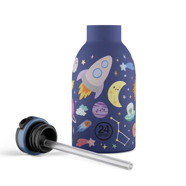 24Bottles Kids Insulated Bottle Ανοξείδωτο Μπουκάλι Θερμός 0.33lt (Space Friends)