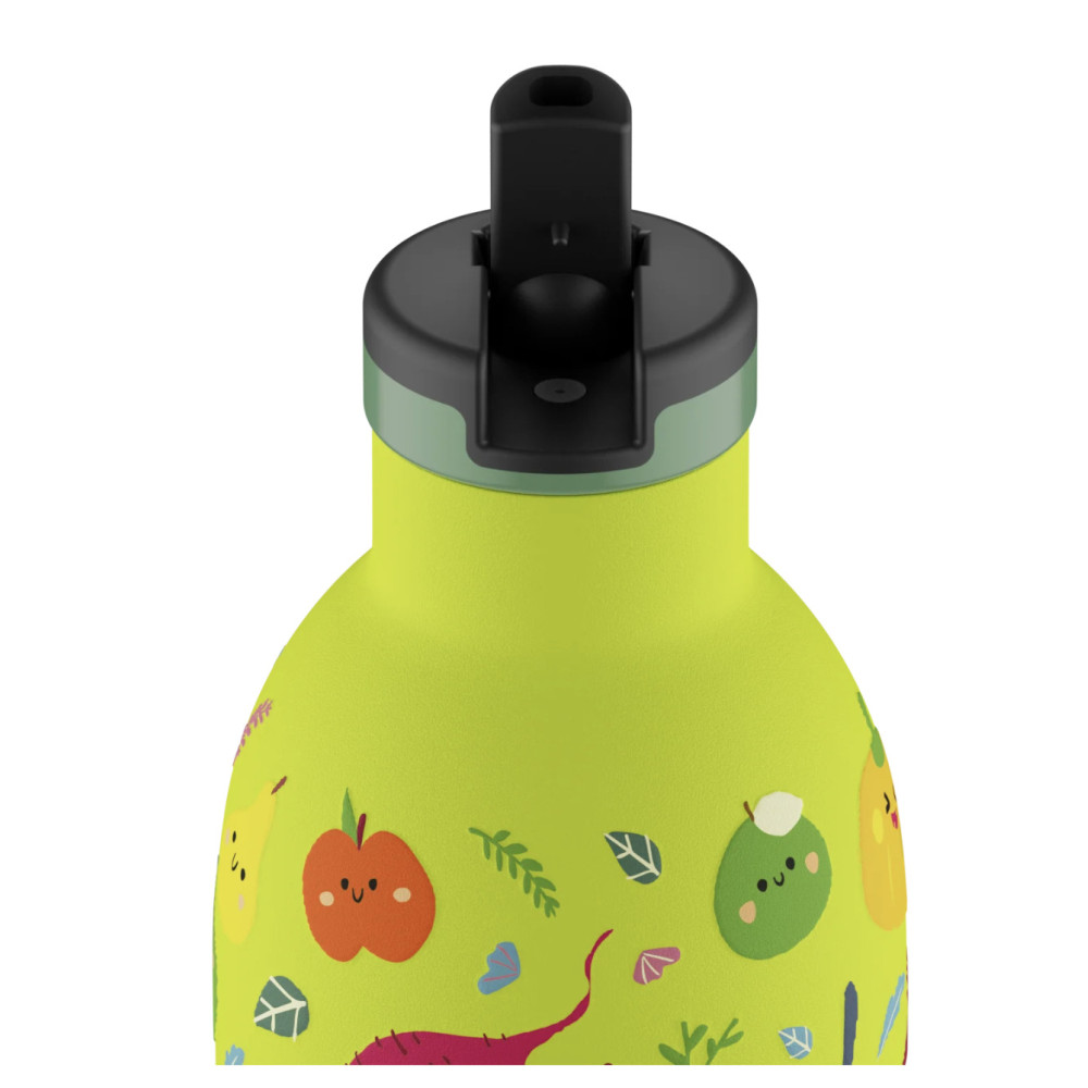 24Bottles Kids Insulated Bottle Ανοξείδωτο Μπουκάλι Θερμός 0.33lt (Veggie Friends)