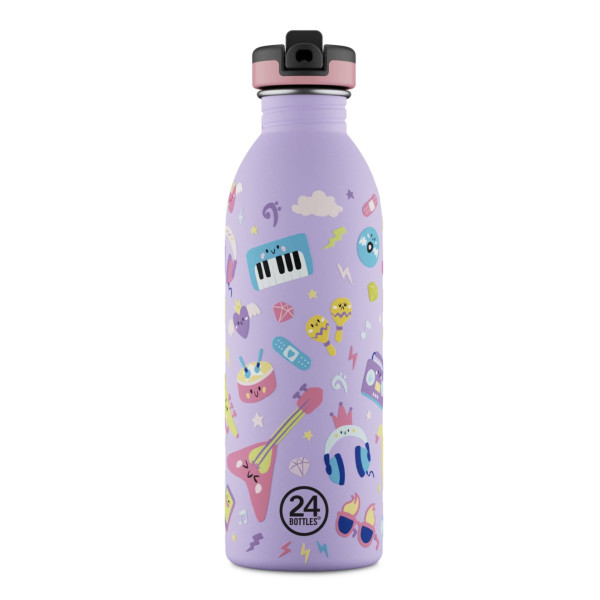 24Bottles Kids Bottle Ανοξείδωτο Μπουκάλι 0.50lt (Music Friends)