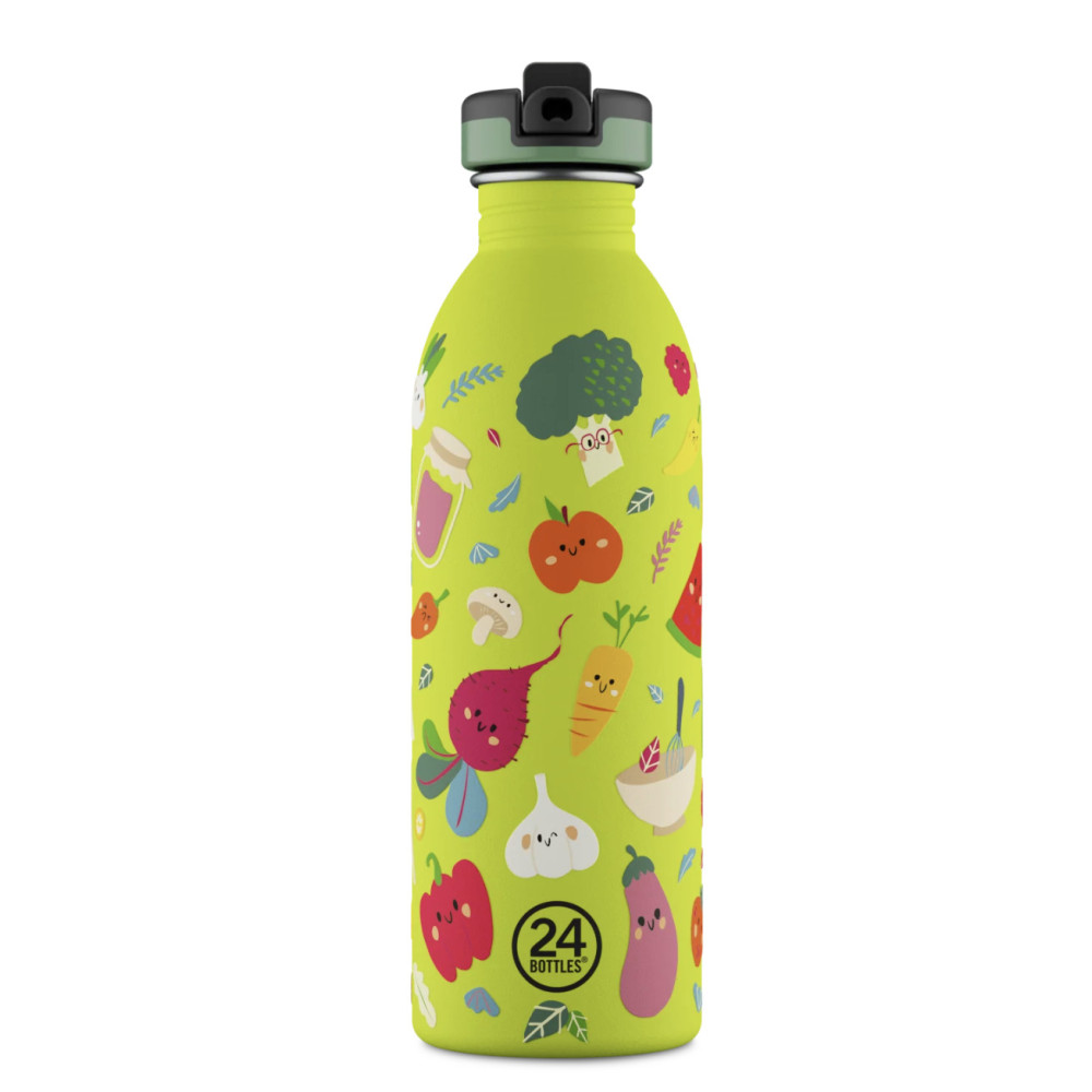24Bottles Kids Bottle Ανοξείδωτο Μπουκάλι 0.50lt (Veggie Friends)