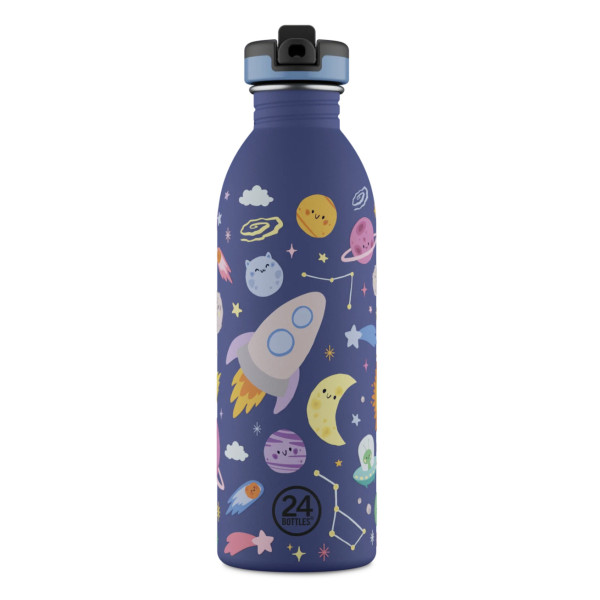 24Bottles Kids Bottle Ανοξείδωτο Μπουκάλι 0.50lt (Space Friends)