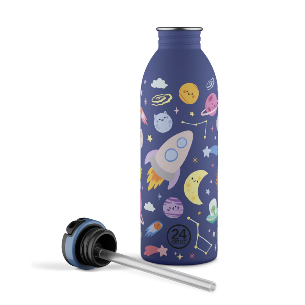 24Bottles Kids Bottle Ανοξείδωτο Μπουκάλι 0.50lt (Space Friends)