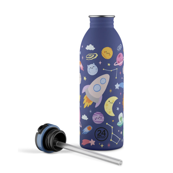 24Bottles Kids Bottle Ανοξείδωτο Μπουκάλι 0.50lt (Space Friends)