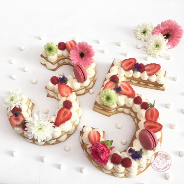 Scrap Cooking Σετ 9 αριθμών και εργαλεία για τούρτες