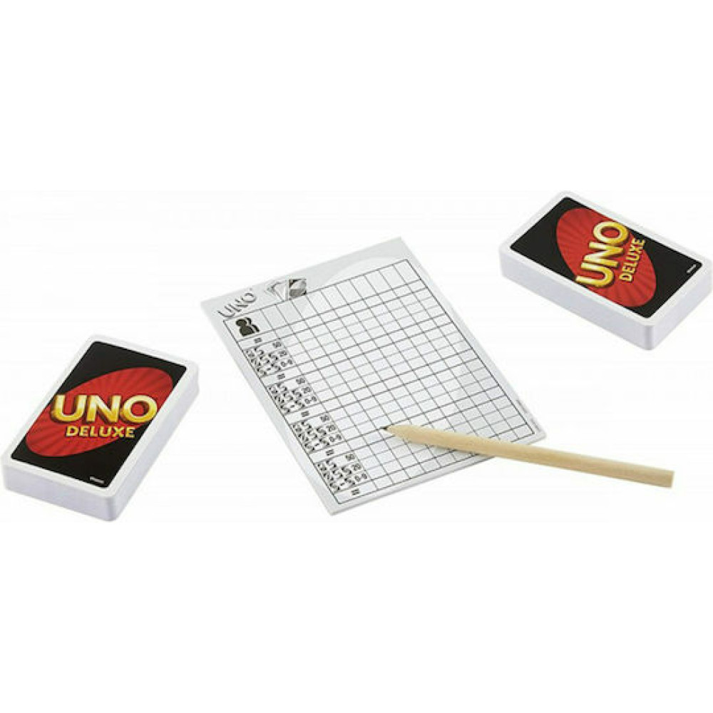 Mattel Uno Deluxe Επιτραπέζιο Παιχνίδι με Κάρτες (K0888)
