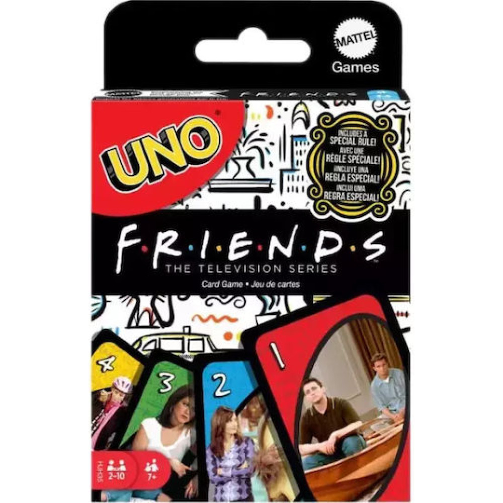 Mattel Uno Friends Επιτραπέζιο Παιχνίδι με Κάρτες (HJH35)