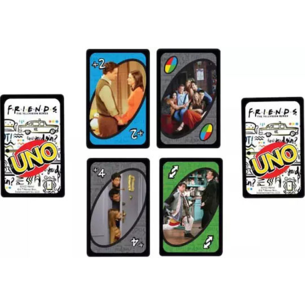 Mattel Uno Friends Επιτραπέζιο Παιχνίδι με Κάρτες (HJH35)