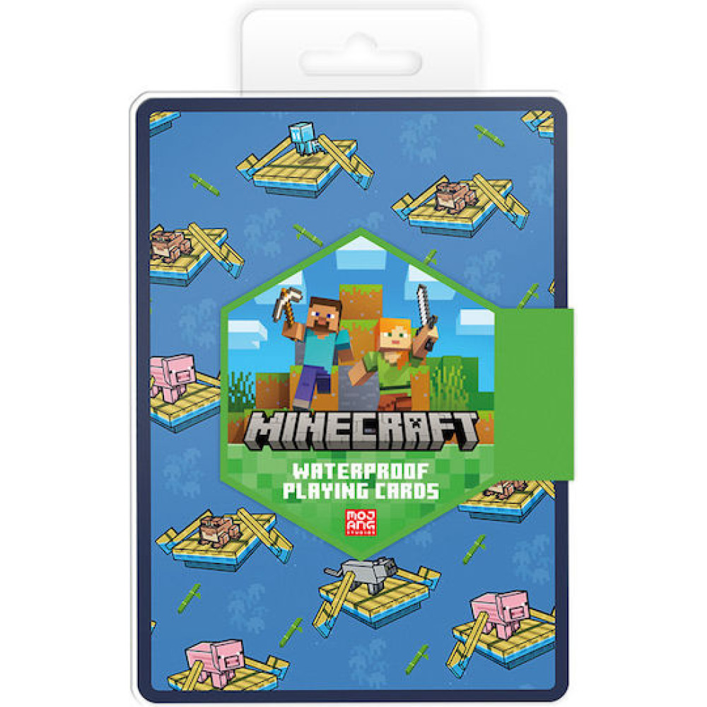 Paladone: Minecraft - Αδιάβροχο Επιτραπέζιο Παιχνίδι με Κάρτες (PP14949MCF)