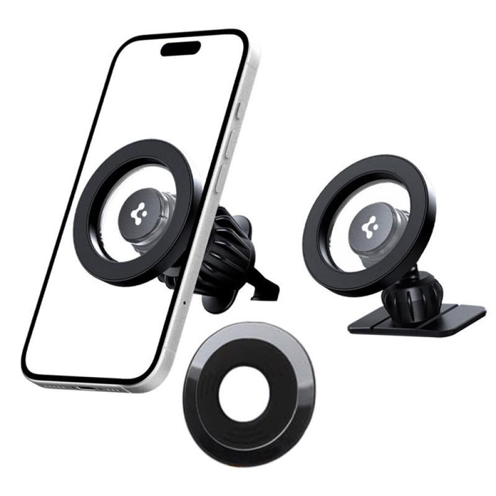 Spigen MFT13 Magnetic MagSafe Dashboard & Vent Βάση Κινητού Αυτοκινήτου (Μαύρο)