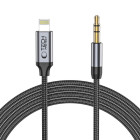 Tech-Protect Ultraboost καλώδιο LIGHTNING σε AUX mini Jack 3.5mm 1m (Μαύρο)