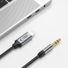 Tech-Protect Ultraboost καλώδιο LIGHTNING σε AUX mini Jack 3.5mm 1m (Μαύρο)