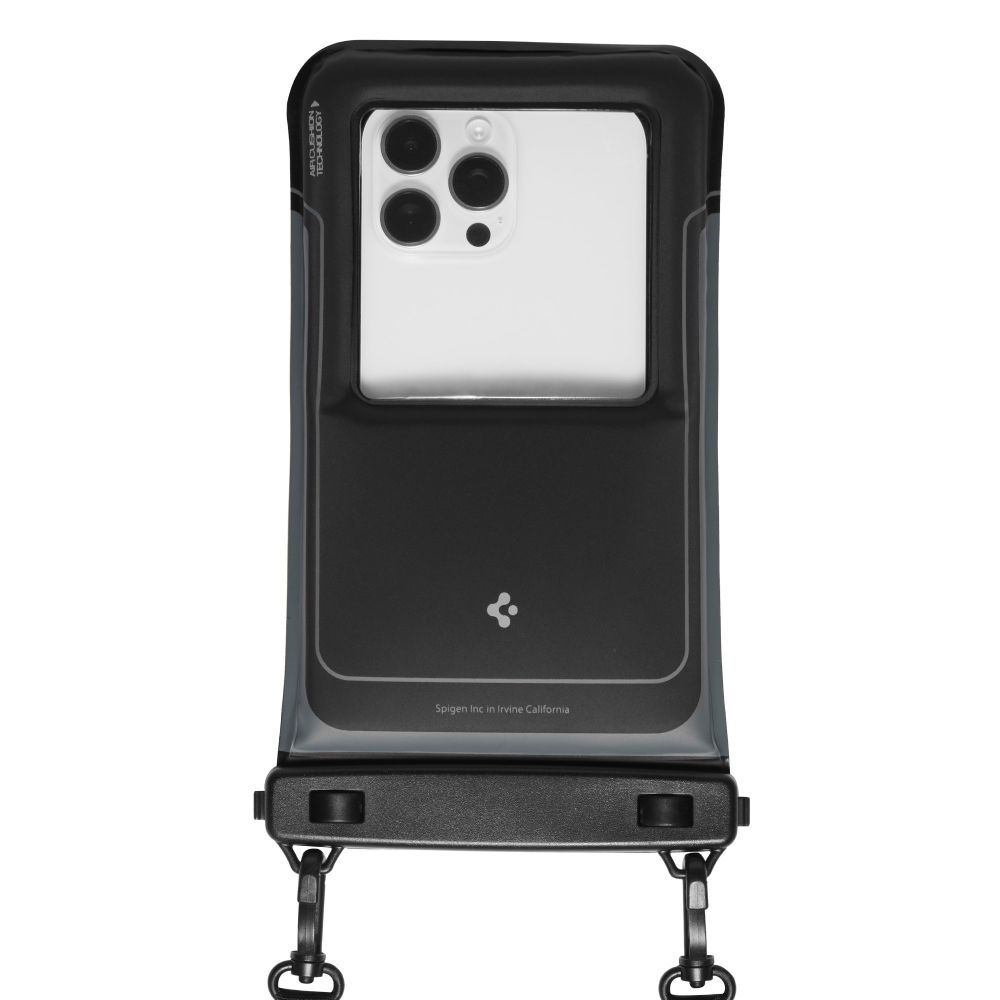 Spigen A611P Αδιάβροχη Θήκη για Κινητό Universal Waterproof  Float 2-PACK (Μαύρο)