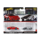 Mattel Hot Wheels Premium Car Culture - Lamborghini Countach LP5000 QV & Lancia Stratos Zero (JBL02)