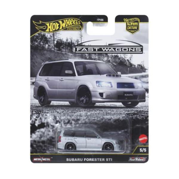 Mattel Hot Wheels Premium Car Culture - Fast Wagons - Subaru Forester STI (JBK87)