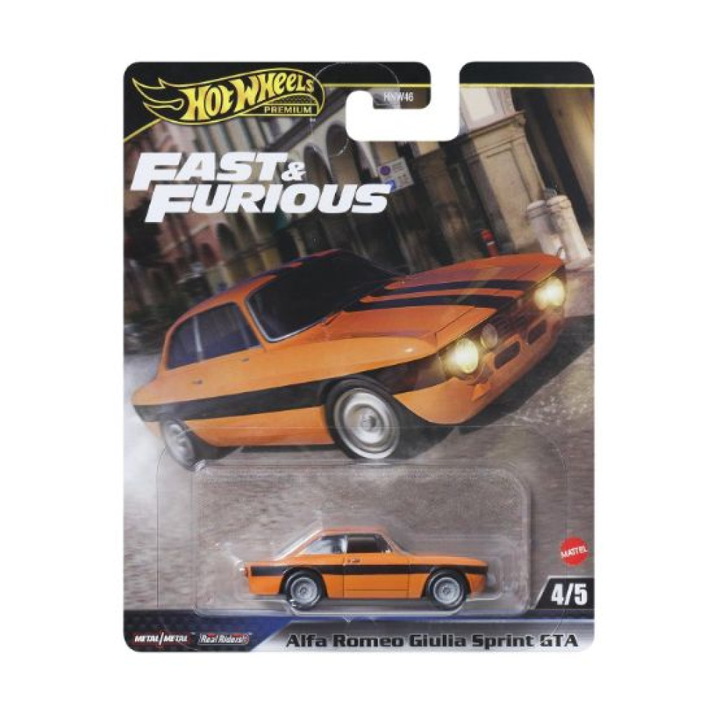 Mattel Hot Wheels Premium: Fast & Furious - Alfa Romeo Giulia Sprint GTA (JBM04)