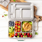Lekkabox Grande Ανοξείδωτο Φαγητοδοχείο με 5 χωρίσματα (Berry)