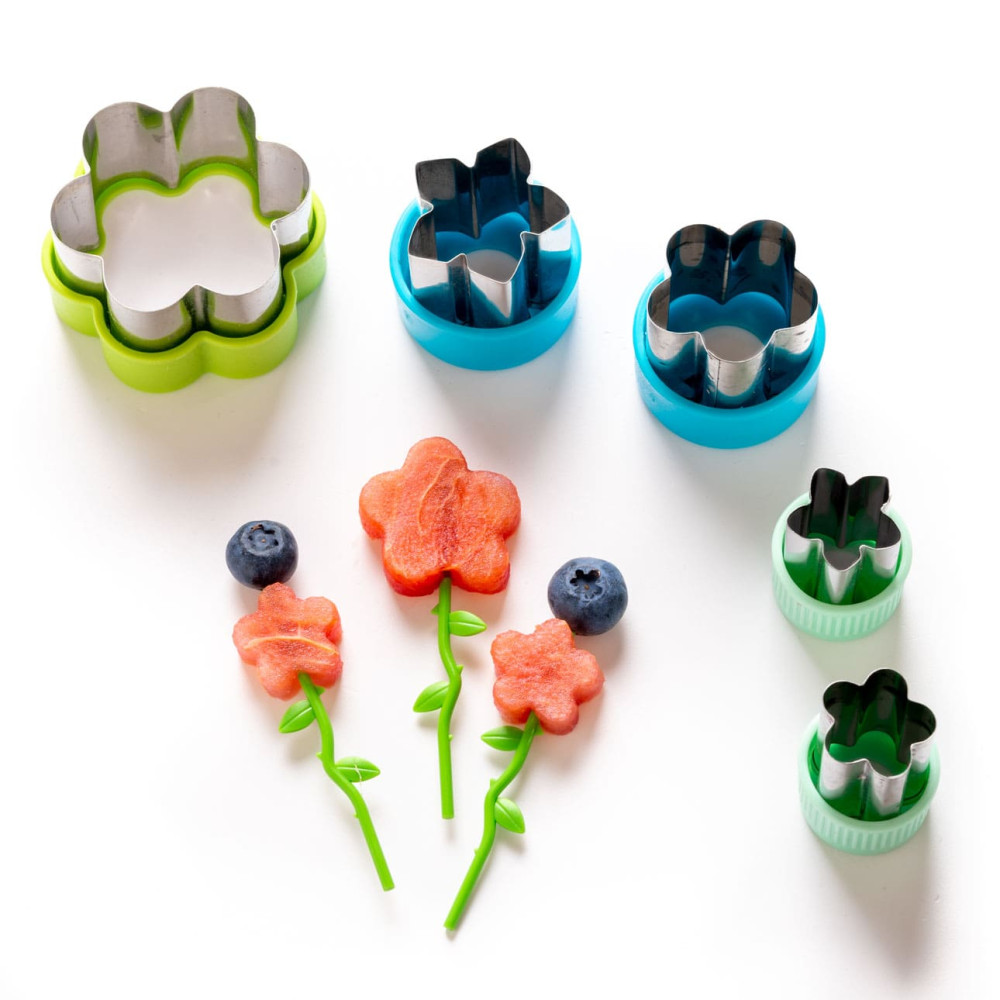 Lekkabox Κόφτες από ανοξείδωτο ατσάλι - Λουλούδια (5 τμχ)