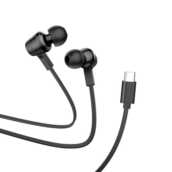 Hoco M86 Ακουστικά Earphones USB-C (Μαύρο)