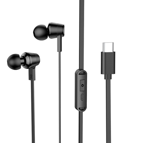 Hoco M86 Ακουστικά Earphones USB-C (Μαύρο)