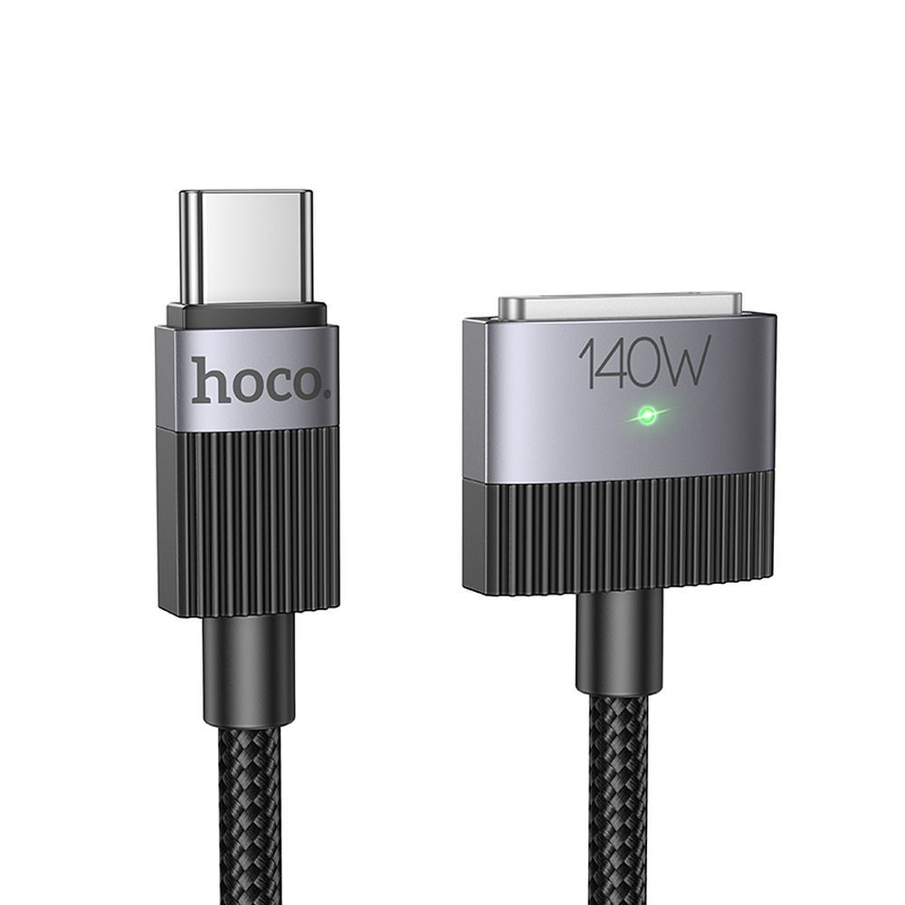 Hoco U141 καλώδιο USB-C σε MagSafe 3, 140W 1.8m (Μαύρο)