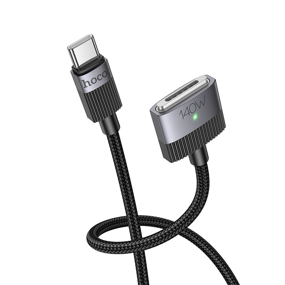 Hoco U141 καλώδιο USB-C σε MagSafe 3, 140W 1.8m (Μαύρο)
