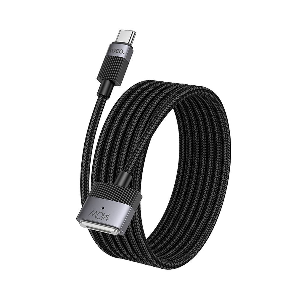 Hoco U141 καλώδιο USB-C σε MagSafe 3, 140W 1.8m (Μαύρο)