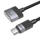 Hoco U141 καλώδιο USB-C σε MagSafe 3, 140W 1.8m (Μαύρο)