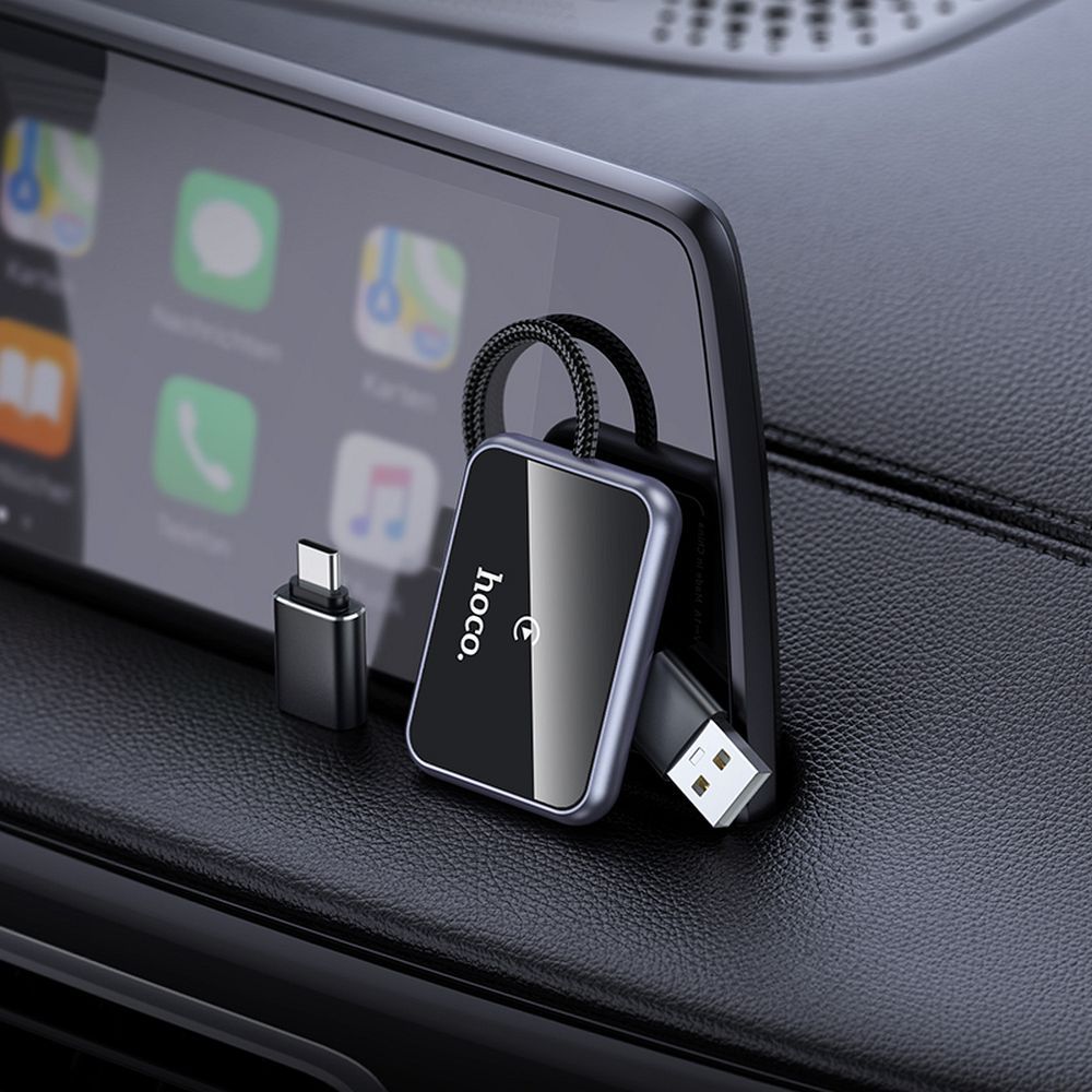 Hoco HU1 Wireless CarPlay Adapter USB A / USB C HU1