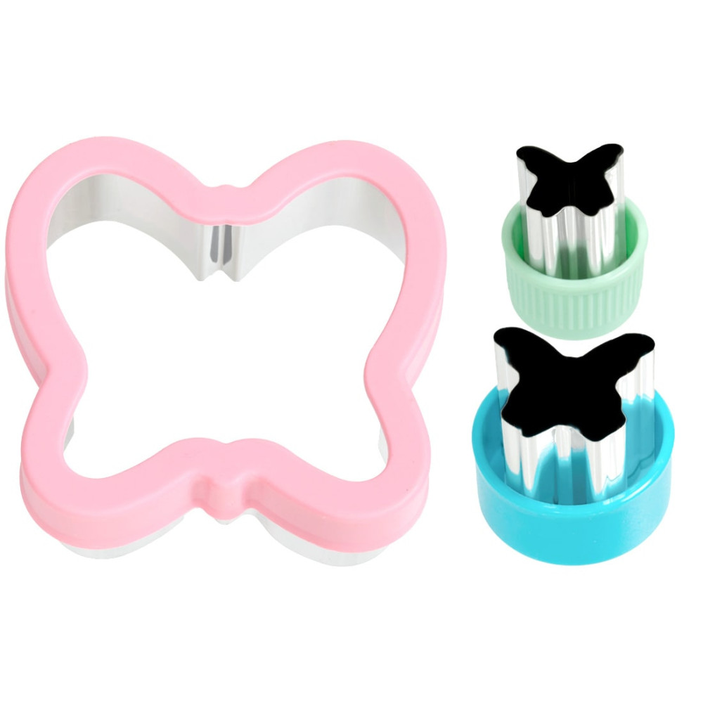 Lekkabox Κόφτες από ανοξείδωτο ατσάλι - Πεταλούδες (3 τμχ)