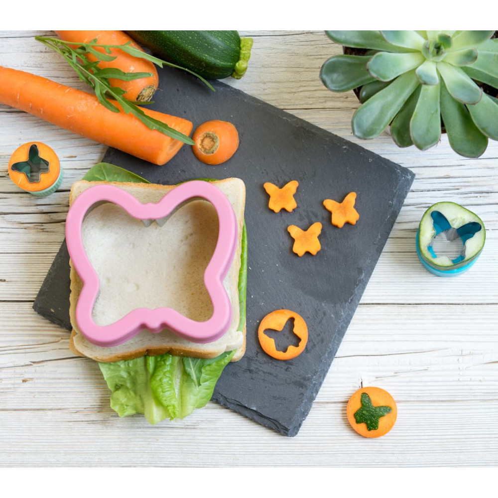 Lekkabox Κόφτες από ανοξείδωτο ατσάλι - Πεταλούδες (3 τμχ)